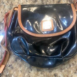 Dooney & Bourke Black and Tan Mini Bag